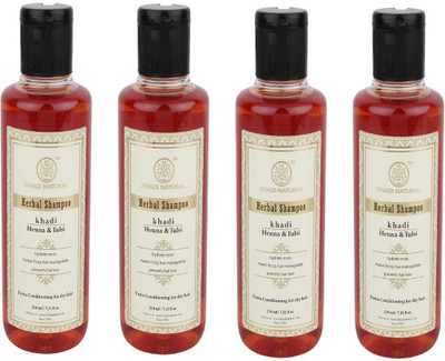 

Khadi Natural Herbal Henna & Tulsi Shampoo(840)