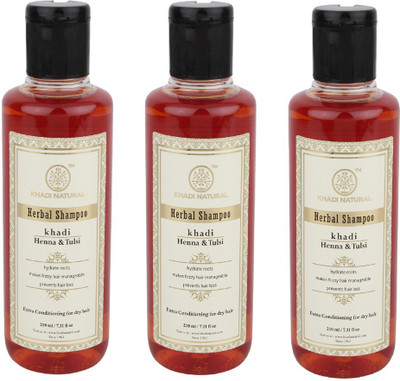 

Khadi Natural Herbal Henna & Tulsi Shampoo(630)