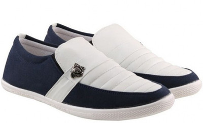 

Saffey Canvas Shoes For Men(Blue, White