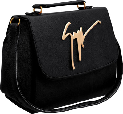 

Tap Fashion Women Casual Black PU Sling Bag