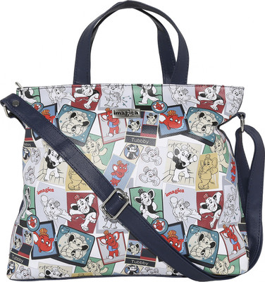 

Imagica Women Casual Blue PU Sling Bag