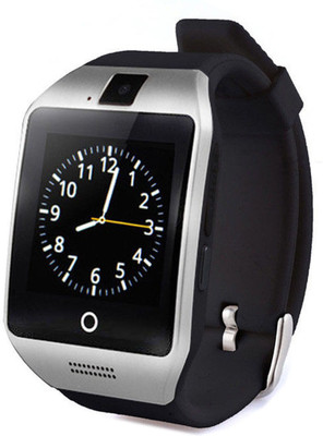 

ESTAR Presenting Bluetooth Smartwatch with Sim- Card Support Compatible with Asus Memo Pad FHD10 Silver Smartwatch(Black Strap Free Size)