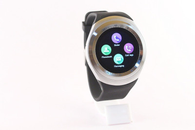 

ESTAR Presenting Bluetooth Smartwatch with Sim- Card Support Compatible with Asus P320 Silver Smartwatch(Silver Strap Free Size)