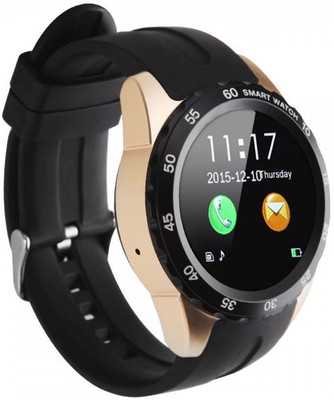 

ESTAR Presenting Bluetooth Smartwatch with Sim- Card Support Compatible with Asus Memo Pad 7 ME572CL Gold Smartwatch(Black Strap Free Size)