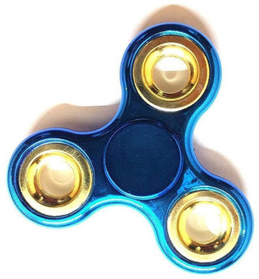 

JIVIANA Chrome Metal Blue Color Fidget Hand Spinner(Blue)