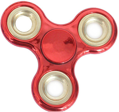 

JIVIANA JIVIANA Chrome Metal Red Color Fidget Hand Spinner(Red)