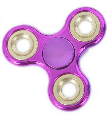 

JIVIANA Chrome Metal Pink Color Fidget Hand Spinner(Pink)