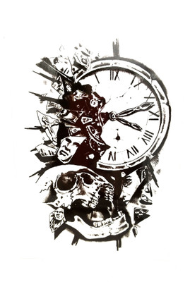 

Gemmas Fashion Skull & Clock(Skull & Clock)