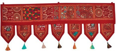 

Lal Haveli Handmade Cotton Wall Tapestry Decorative Door Hanging Toran(Cotton)