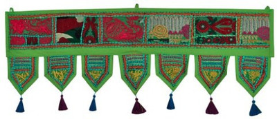 

Lal Haveli Handmade Cotton Wall Tapestry Decorative Door Hanging Toran(Cotton)