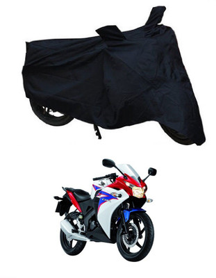 

AutoRight Two Wheeler Cover for Honda(CBR 150R, Black)