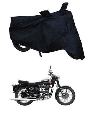 

AutoRight Two Wheeler Cover for Royal Enfield(Twin spark, Black)