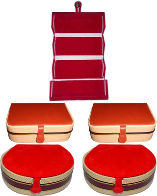 

Aadhya Combo of Ring,Bangle& Earring Folder Pack of 5 Vanity Box(Multicolor)