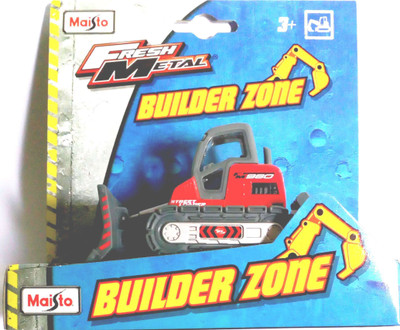 

Maisto Builder Zone Street Loader(Red, Grey), Grey;red