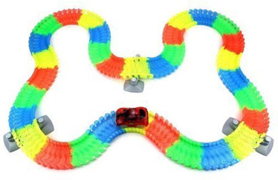 

Hamleys Turbo Trax Rail Car Track Set(Multicolor)