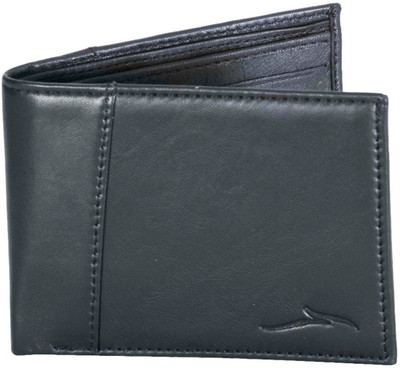 

Panther Men Black Genuine Leather Wallet(8 Card Slots)