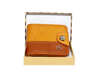 

Adhritam Men Brown, Khaki Genuine Leather Wallet(10 Card Slots)