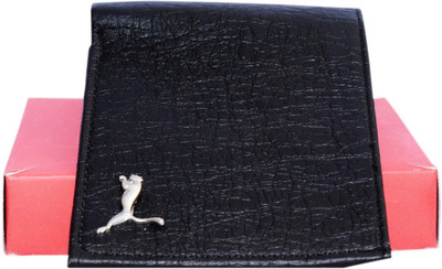 

Adhritam Men Brown Genuine Leather Wallet(4 Card Slots), Black