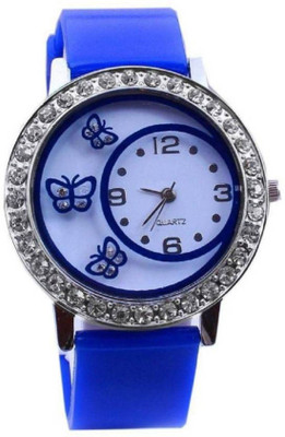 View FASHION POOL BLUE BUTTERFLY BLUE Watch  - For Girls Wrist Watches Price Online(FASHION POOL)