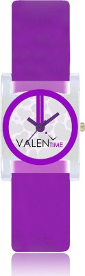 Valentime VT07 New Designer Stylish Girls Purple Watch  - For Women   Watches  (Valentime)