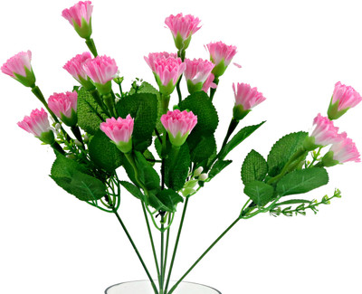 

Importwala Pink Carnations Artificial Flower(15 inch, Pack of 1)