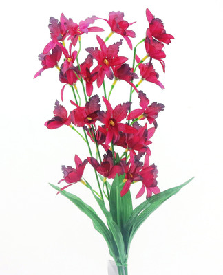 

Importwala Red Orchids Artificial Flower(20.5 inch, Pack of 1)