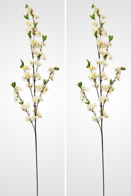 

Importwala White Assorted Artificial Flower(45.5 inch, Pack of 2)