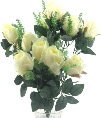 

Importwala White Rose Artificial Flower(19.5 inch, Pack of 1)