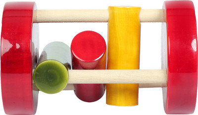 

Desi Toys Rolling Rattle, Roli Poli Jhun Jhuna Rattle(Multicolor)
