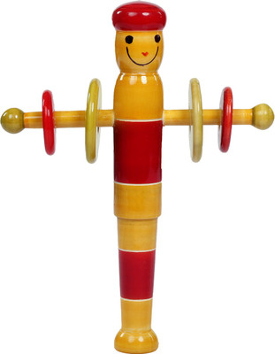 

Desi Toys Joker Rattle, Munna Jhun Jhuna Rattle(Red, Yellow)