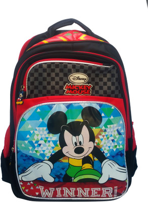 

Fashion Knockout Mickey Mouse School Bag 17 Inch 5 L Backpack(Black)