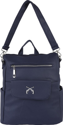 

LE CUERO Shoulder Backpack in Navy Blue 2 L Backpack(Blue)