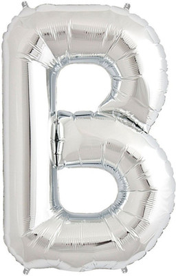 

Shop Online Solid B Balloon(Silver, Pack of 1)