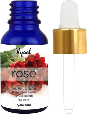 Ryaal Rose Essential Oil Therapeutic Grade - Perfect for Aromatherapy, Relaxation, Skin Therapy & More!(30 ml)