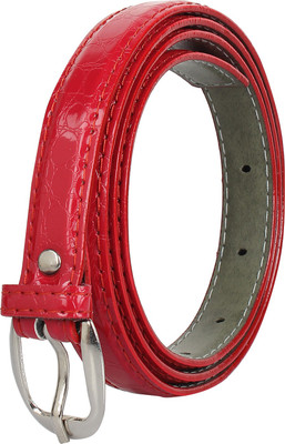 

Styles Creation Women Casual, Party, Formal, Evening Red Artificial Leather Belt