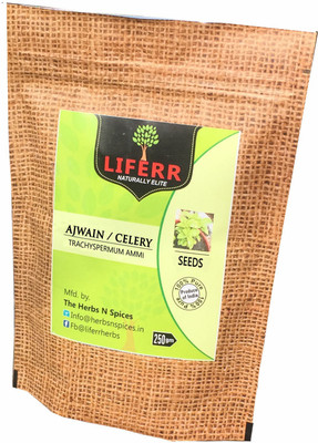 

The Herbs N Spices Liferr Ajwain / Celery Seeds 250 Gm(250 g)