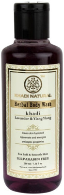 

Khadi Natural Lavender & Ylang Ylang Body Wash SLS & Paraben Free(420 ml, Pack of 2)