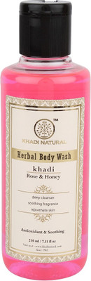 

Khadi Natural Herbal Rose & Honey Body Wash(210 ml)