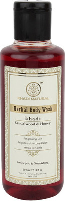 

Khadi Natural Herbal Sandalwood & Honey Body Wash(210 ml)