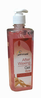 

AFFTITUDE Rose After Wax Gel Removes Wax Residue Conditions Skin A Herbal Preparation No side Effect(500 ml)