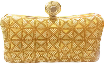 

Fashion Knack Party Gold Clutch