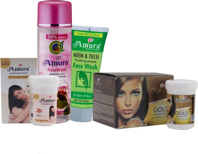 

Amura Colour Cosmetics Face Care Combo (Set of 4)(Set of 4)