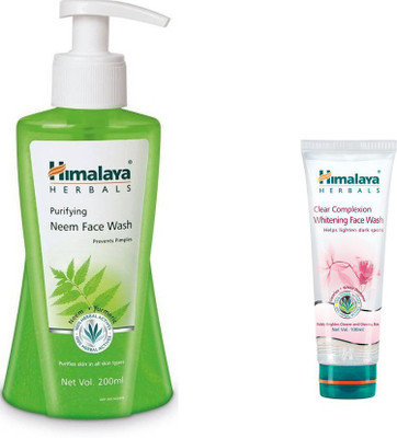 

Himalaya Purifying Neem Face Wash, Clear Complexion Whitening Face Wash(Set of 2)