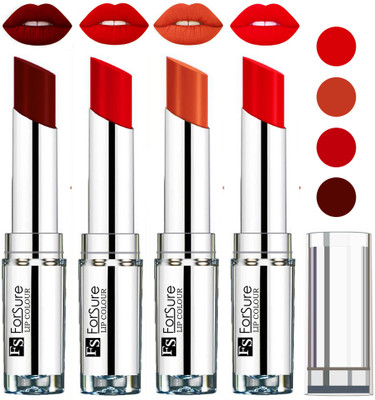 

Forsure Brick Nude,Hot Red,Maroon,Romantic Red VELVET MATTE LIPSTICK(Brick Nude,Hot Red,Maroon,Romantic Red)