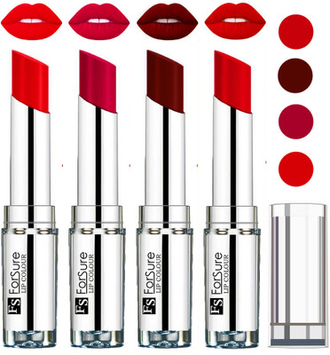

Forsure Hot Red,Magenta,Maroon,Romatic Red VELVET MATTE LIPSTICK(Hot Red,Magenta,Maroon,Romatic Red, 16 g)