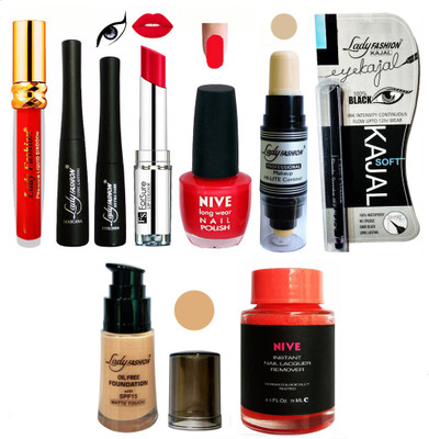 

Lady Fashion BRIDAL MAKEUP KIT(Set of 9)