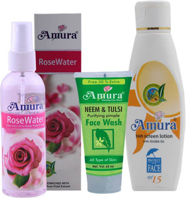 

Amura Colour Cosmete Makeup Combo(Set of 3)