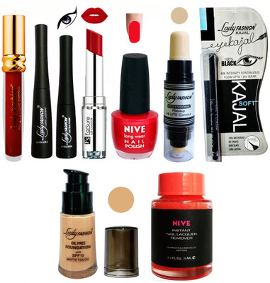 

Lady Fashion BRIDAL MAKEUP KIT(Set of 9)
