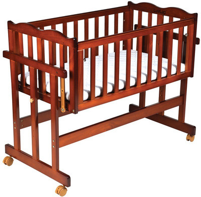 

LuvLap Baby Wooden Cot with Mattress C-30M(Cherry Red)