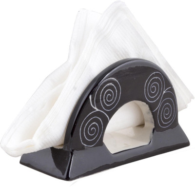 

VarEesha 1 Compartments Ceramic Tissue Holder(Black)